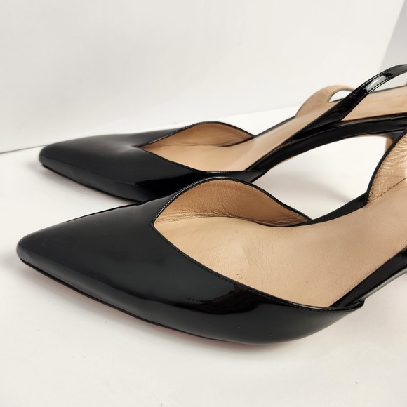 Stuart Weitzman Women's Slingback Classy Elegant Black Heeled Pumps Size 9 - Picture 3 of 11